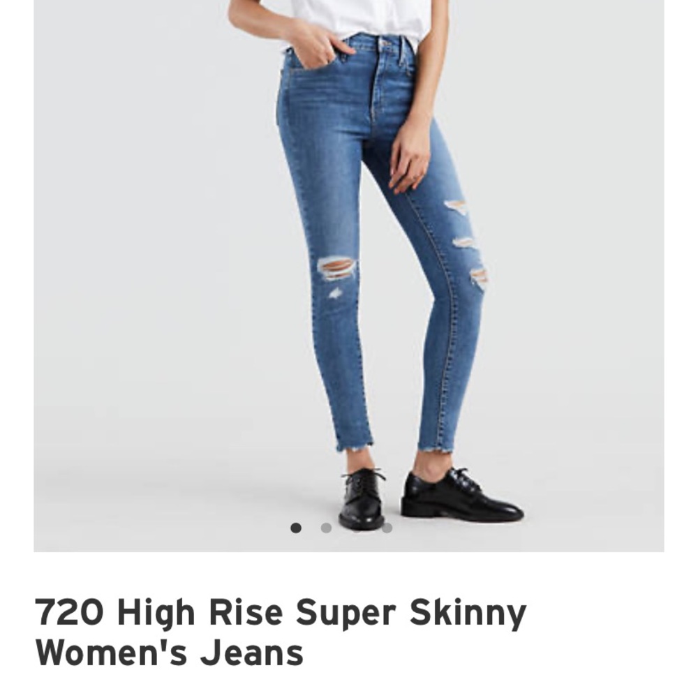 levi’s 720 high rise skinny jean